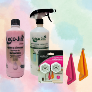 PACK ECO-JIN 1 L. CON DIFUSOR Y CUELGA BAYETAS