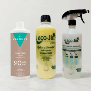 Pack productos para el hogar Eco-Jin 1L + Oxidante Valquer 20V 1L – Limpieza Concentrada con Difusor, Desinfecta y Elimina Olores.
