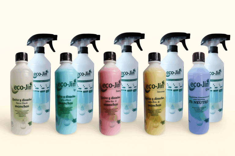Eco-Jin limpieza: el producto ecológico que sustituye a todos tus limpiadores.